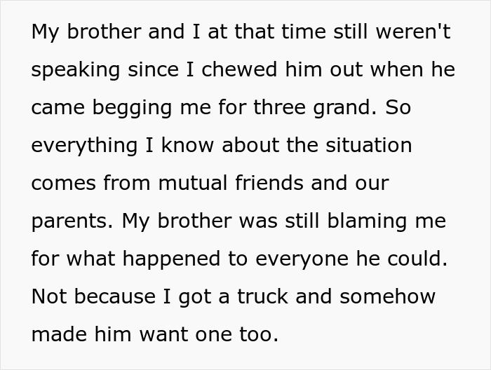 Failed Truck Purchase Turns Into Brothers' Rivalry, Proving Older Bro’s Desire To Needlessly Compete Failed Truck Purchase Turns Into Brothers' Rivalry, Proving Older Bro’s Desire To Needlessly Compete
