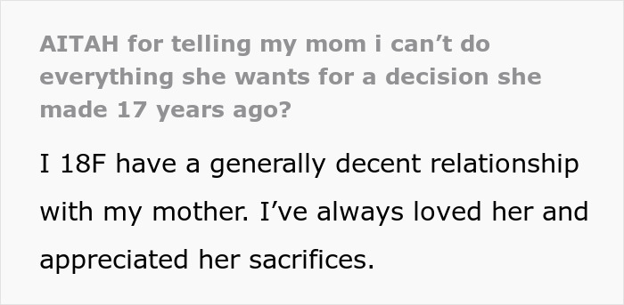 SAHM Tries To Live Through 18YO Daughter After Giving Up Her Career, Teen Finally Pushes Back SAHM Tries To Live Through 18YO Daughter After Giving Up Her Career, Teen Finally Pushes Back