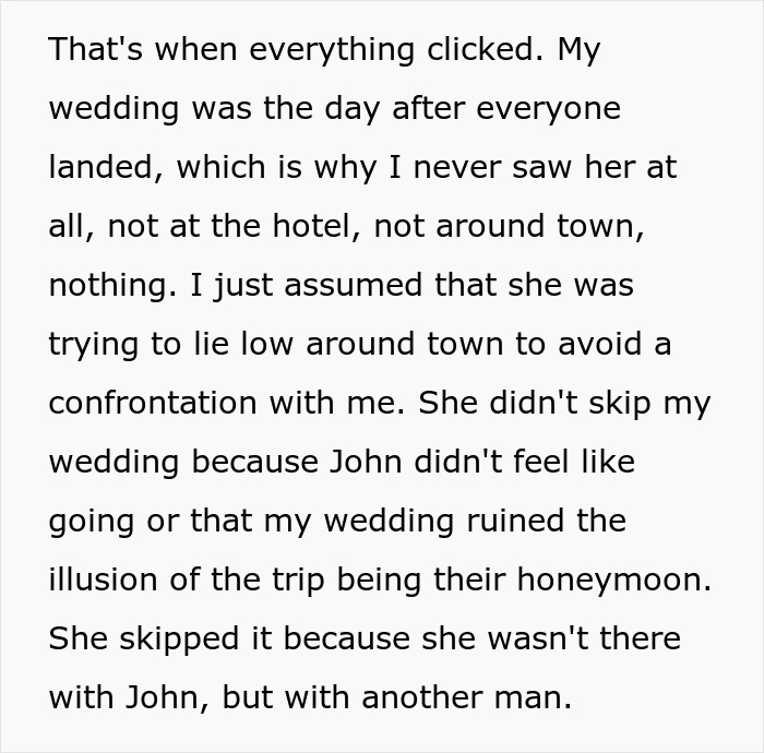 Woman Skips Best Friend's Wedding, Says It's Because She Wanted A Honeymoon, The Real Reason Is Much Worse
