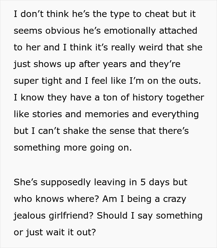 Woman Is Uncomfortable With Boyfriend's Female Best Friend, Finds Out They're Much More Than That Woman Is Uncomfortable With Boyfriend's Female Best Friend, Finds Out They're Much More Than That