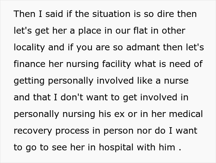 Husband Drops Everything To Help His Sick Ex Wife, Doesn't Care What His Current Wife Thinks Husband Drops Everything To Help His Sick Ex Wife, Doesn't Care What His Current Wife Thinks