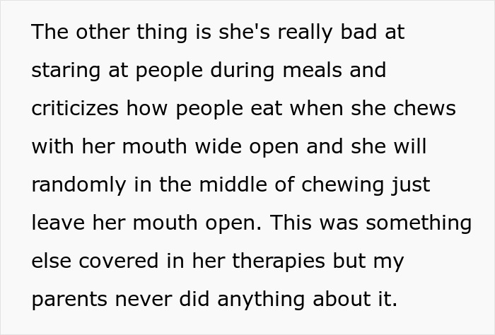Parents Force Teen To Have Autistic Sis At All Bday Parties, Mad When She Does 18th Bday Differently Parents Force Teen To Have Autistic Sis At All Bday Parties, Mad When She Does 18th Bday Differently