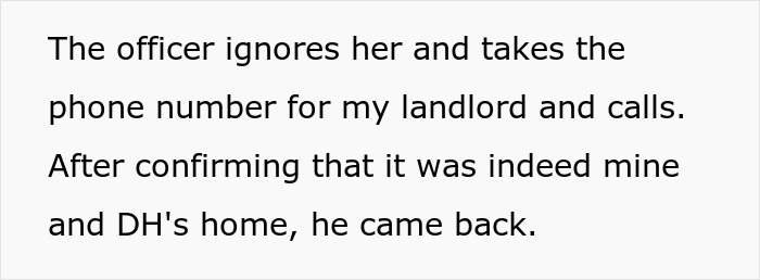 MIL evicts herself from DIL's house, landing in jail after police confirm DIL's tenancy.