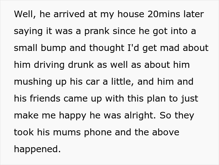 A cruel prank text, boyfriend blames girlfriend for her reaction to a terrible prank. A cruel prank text, boyfriend blames girlfriend for her reaction to a terrible prank.