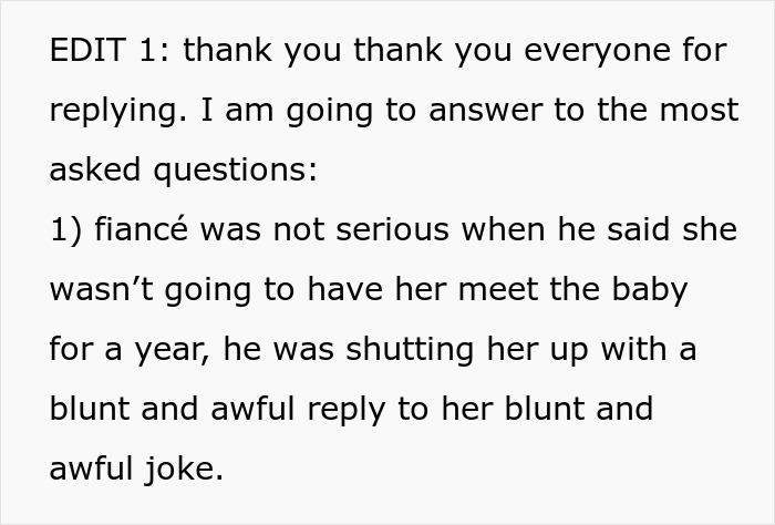 MIL Tries To Push Her Way Into DIL’s Delivery Room With A $1.4K Gift, Gets Snubbed By Son Instead MIL Tries To Push Her Way Into DIL’s Delivery Room With A $1.4K Gift, Gets Snubbed By Son Instead