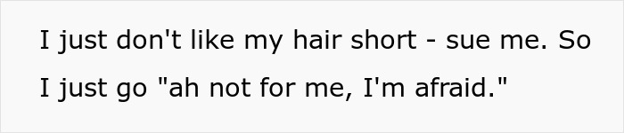 Woman's Creepy Coworker Cut Off Her Hair After Months Of Weird Comment, Blames It On "Intrusive Thought" Woman's Creepy Coworker Cut Off Her Hair After Months Of Weird Comment, Blames It On "Intrusive Thought"