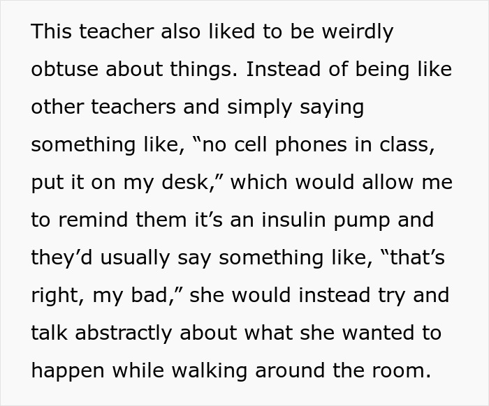 Teacher tries to put a kid in his place by discussing abstract rules about cell phones in class. Teacher tries to put a kid in his place by discussing abstract rules about cell phones in class.