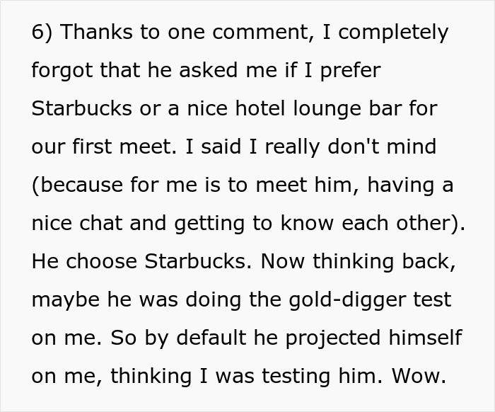 Screenshot of text: a woman is baffled by a guy canceling their date over a theory he came up with after seeing her Instagram. Screenshot of text: a woman is baffled by a guy canceling their date over a theory he came up with after seeing her Instagram.