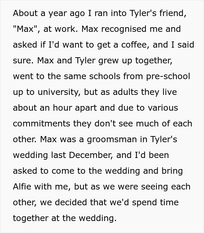 Screenshot of text detailing how a man cheats on GF and gets mad that she's dating his childhood friend. Screenshot of text detailing how a man cheats on GF and gets mad that she's dating his childhood friend.