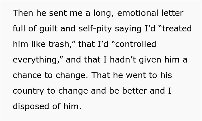 A woman feeling like the third wheel in her own marriage receives an emotional letter from her husband about guilt. A woman feeling like the third wheel in her own marriage receives an emotional letter from her husband about guilt.