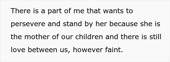Man carries the family and wants to persevere, standing by his sick wife due to faint love and children.