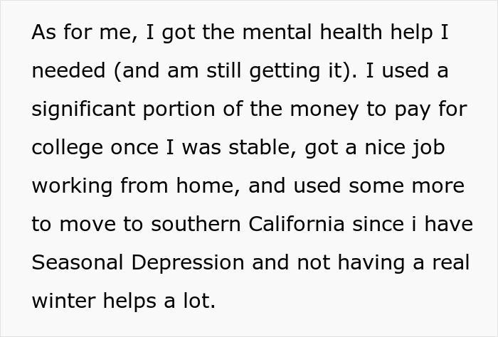 A great-grandma's legacy helps with mental health, college, a job, and a move to Southern California. A great-grandma's legacy helps with mental health, college, a job, and a move to Southern California.