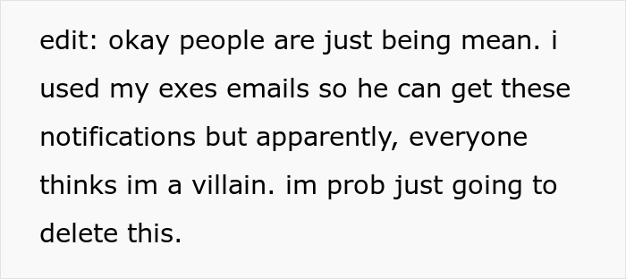 A woman complains about her cheating ex online, then her ex writes his own take on the same account.