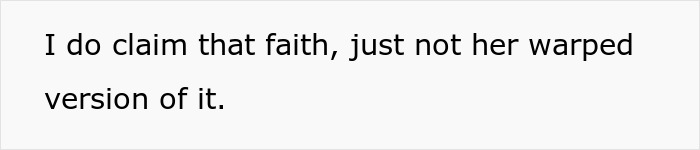A frustrated bride recounts her toxic MIL's warped faith, leading to family drama. A frustrated bride recounts her toxic MIL's warped faith, leading to family drama.