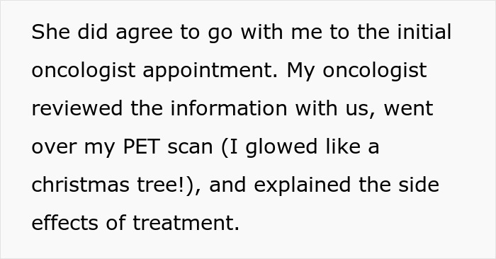 Man horrified as his cancer diagnosis has no effect on his postpartum wife who still expects him to slog at home.