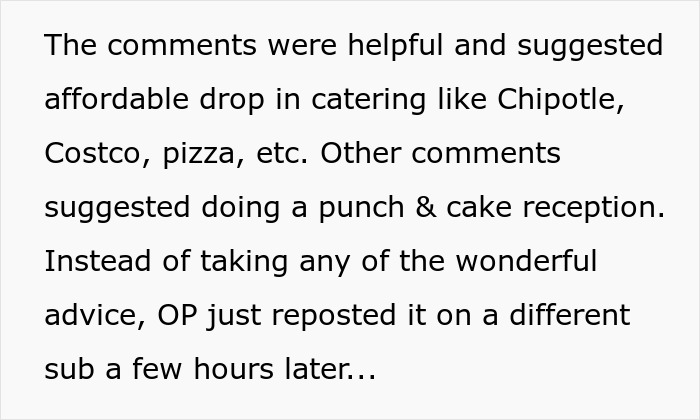 People Are Discussing Bride’s Idea Of A Potluck Wedding And It’s Pretty Triggering For Some People Are Discussing Bride’s Idea Of A Potluck Wedding And It’s Pretty Triggering For Some