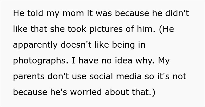 A screenshot from a social media post explaining an anxious sibling's service dog situation.
