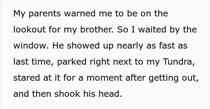Failed Truck Purchase Turns Into Brothers' Rivalry, Proving Older Bro’s Desire To Needlessly Compete Failed Truck Purchase Turns Into Brothers' Rivalry, Proving Older Bro’s Desire To Needlessly Compete