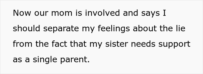 Single mom lies to make sister agree to watch her kids, mom suggests separating feelings from the need for support. Single mom lies to make sister agree to watch her kids, mom suggests separating feelings from the need for support.