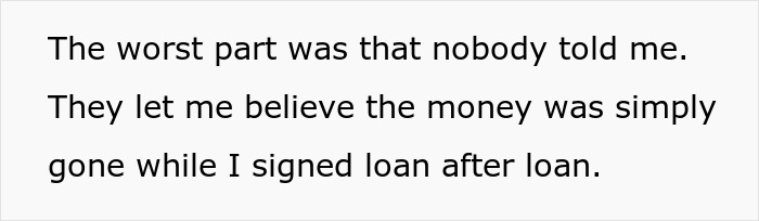 Text snippet: nobody told her college fund was gone. Woman wants an apology for college fund. Text snippet: nobody told her college fund was gone. Woman wants an apology for college fund.