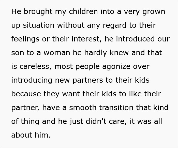 Screenshot of text describing the careless manipulation a guy used on his pregnant wife. Screenshot of text describing the careless manipulation a guy used on his pregnant wife.
