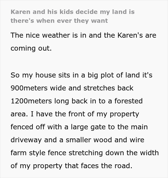 Rude Neighbor Says “If We Can Access It, We Can Use It,” Then Comes Face To Face With Guard Dog Rude Neighbor Says “If We Can Access It, We Can Use It,” Then Comes Face To Face With Guard Dog
