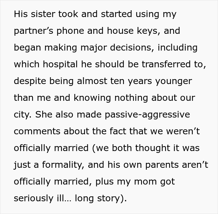 Woman’s Partner Ends Up In A Coma, His Family Does Something She Never Saw Coming: “I Was An Easy Target” Woman’s Partner Ends Up In A Coma, His Family Does Something She Never Saw Coming: “I Was An Easy Target”