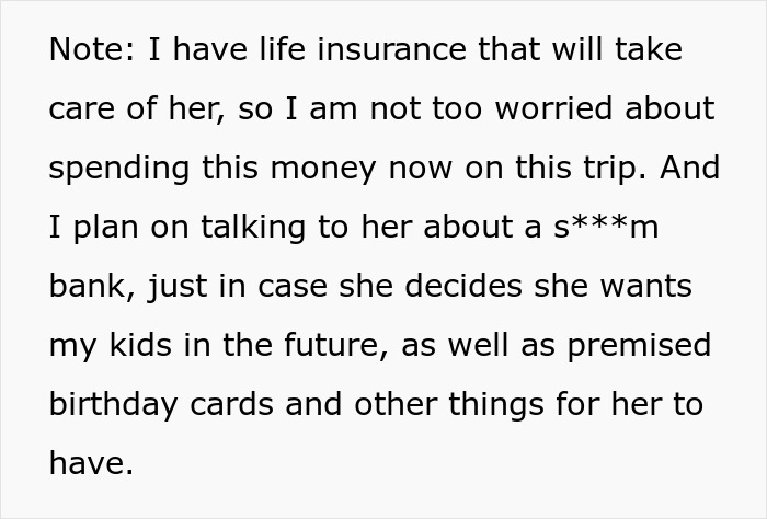 A husband plans to spring huge and sad news to wife after a trip of a lifetime, providing for her future. A husband plans to spring huge and sad news to wife after a trip of a lifetime, providing for her future.
