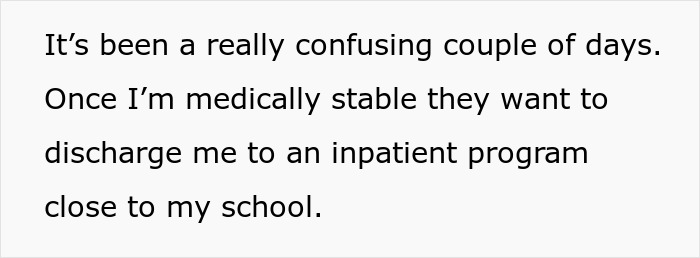 Teen escapes controlling mom, preparing for an inpatient program close to school, learning about her own body. Teen escapes controlling mom, preparing for an inpatient program close to school, learning about her own body.