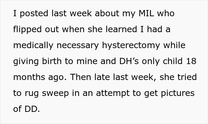 Woman Hides Hysterectomy From MIL For 18 Months, All Hell Breaks Loose When She Finally Finds Out Woman Hides Hysterectomy From MIL For 18 Months, All Hell Breaks Loose When She Finally Finds Out