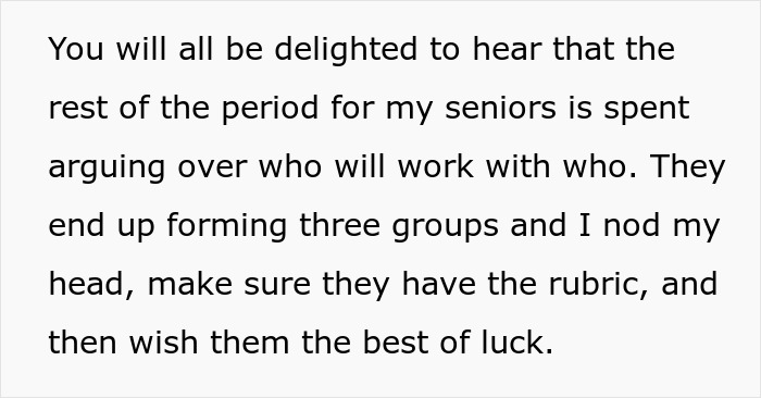 Lazy Seniors Force Classmates To Do All The Work, Teacher's Trap Blows Up In Their Faces Lazy Seniors Force Classmates To Do All The Work, Teacher's Trap Blows Up In Their Faces