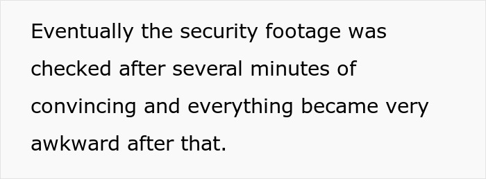 Text detailing how security footage confirmed the Black woman's story, exposing the racist Karen's false claims. Text detailing how security footage confirmed the Black woman's story, exposing the racist Karen's false claims.