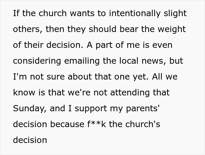 Church Enforces Homeschooling Ideology, 18YO Upset That They Cancel Their Own Graduation Tradition Church Enforces Homeschooling Ideology, 18YO Upset That They Cancel Their Own Graduation Tradition