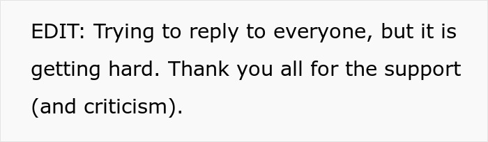 Man thanks supporters for their help and criticism regarding his cancer and postpartum wife situation.