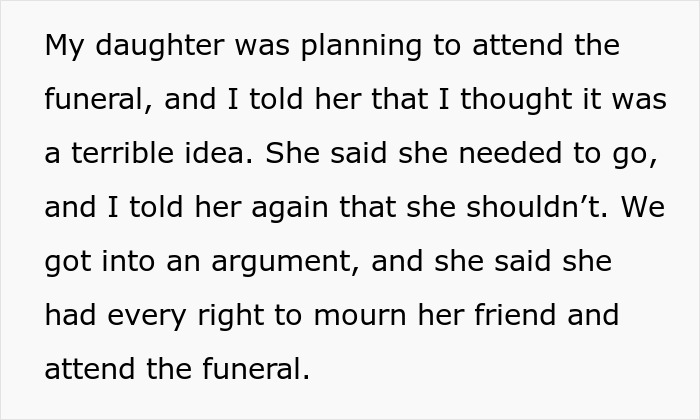 Mom Refuses To Let Daughter Attend Ex-Best Friend&rsquo;s Funeral After What She Did Years Ago