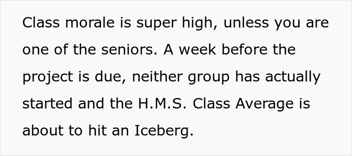 Lazy Seniors Force Classmates To Do All The Work, Teacher's Trap Blows Up In Their Faces Lazy Seniors Force Classmates To Do All The Work, Teacher's Trap Blows Up In Their Faces