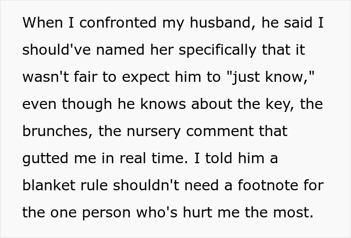 Wife Sets "Nobody Comes Over" Rule After Miscarriage, Hubby Thinks It Doesn't Apply To His Mommy Wife Sets "Nobody Comes Over" Rule After Miscarriage, Hubby Thinks It Doesn't Apply To His Mommy