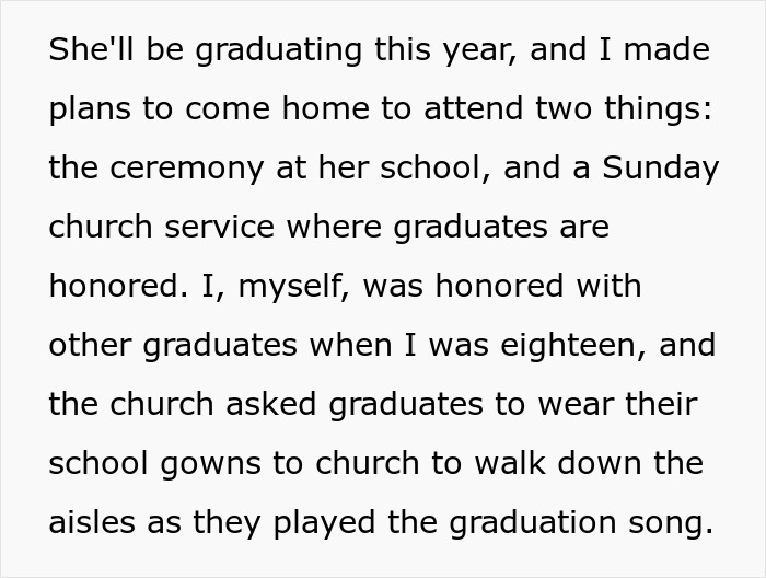 Church Enforces Homeschooling Ideology, 18YO Upset That They Cancel Their Own Graduation Tradition Church Enforces Homeschooling Ideology, 18YO Upset That They Cancel Their Own Graduation Tradition
