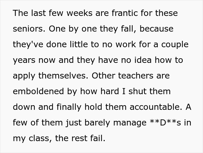 Lazy Seniors Force Classmates To Do All The Work, Teacher's Trap Blows Up In Their Faces Lazy Seniors Force Classmates To Do All The Work, Teacher's Trap Blows Up In Their Faces