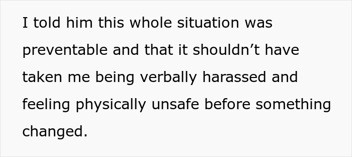 The situation with the 17YO slacking off at work and the dad's ambush over bullying claims was preventable. The situation with the 17YO slacking off at work and the dad's ambush over bullying claims was preventable.