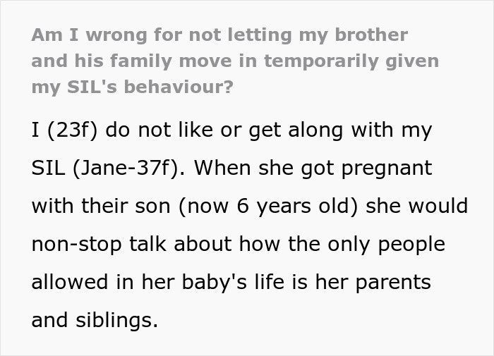 Screenshot of text about a delulu mom keeping dad's family away from the kid.