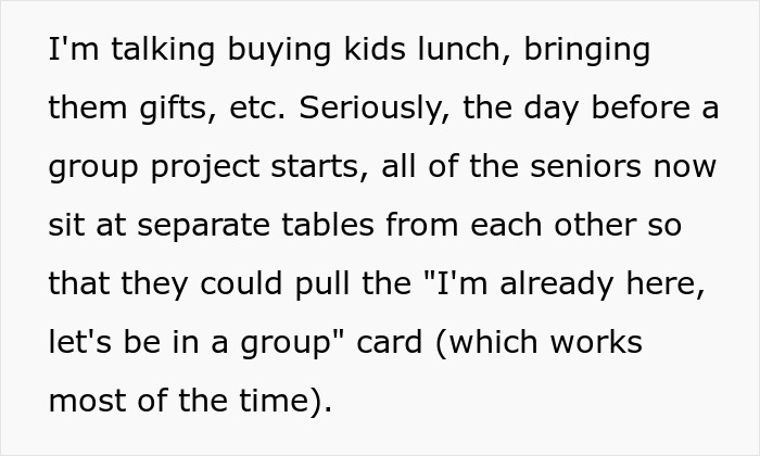 Lazy Seniors Force Classmates To Do All The Work, Teacher's Trap Blows Up In Their Faces Lazy Seniors Force Classmates To Do All The Work, Teacher's Trap Blows Up In Their Faces