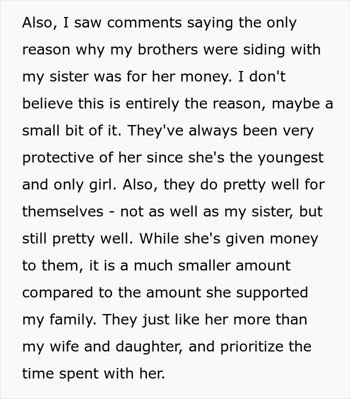Text outlining how a daughter lost her college fund due to family conflict. Text outlining how a daughter lost her college fund due to family conflict.