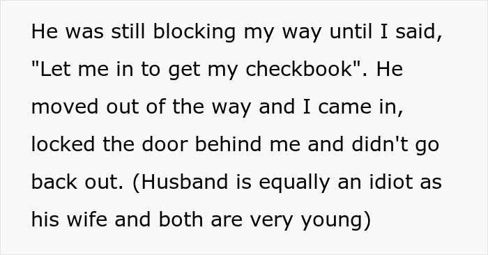 Text describing the woman's interaction with the dog owner, highlighting the dog owner's nightmare. Text describing the woman's interaction with the dog owner, highlighting the dog owner's nightmare.