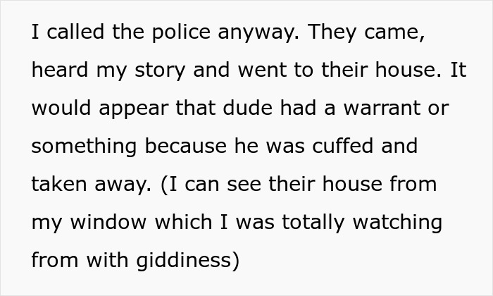 Text explaining the police involvement and the dog owner's arrest, emphasizing the dog owner's nightmare. Text explaining the police involvement and the dog owner's arrest, emphasizing the dog owner's nightmare.