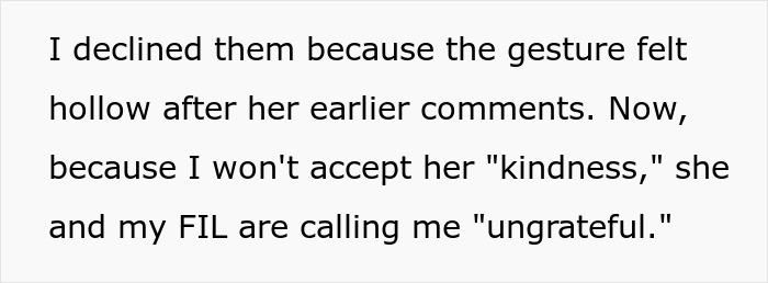 A screenshot from a story about a MIL turning a DILs pregnancy into a competition and a DIL's miscarriage. A screenshot from a story about a MIL turning a DILs pregnancy into a competition and a DIL's miscarriage.