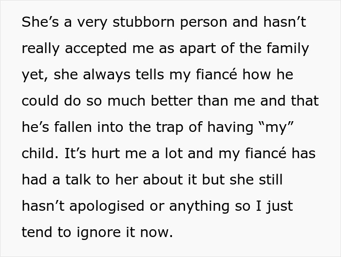 Text detailing an overbearing FMILs difficult behavior, leading to family conflict Text detailing an overbearing FMILs difficult behavior, leading to family conflict
