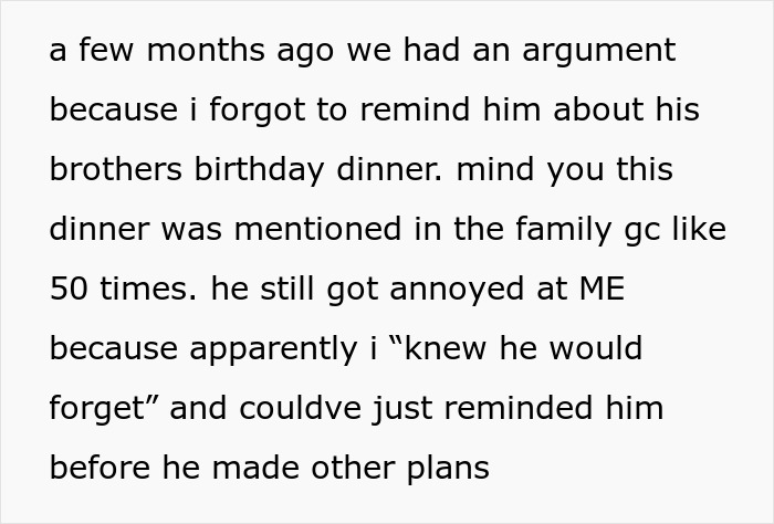 Manchild Expects GF To Manage His Existence, Gets Mad When She Forgets To Remind Him Of Things Manchild Expects GF To Manage His Existence, Gets Mad When She Forgets To Remind Him Of Things