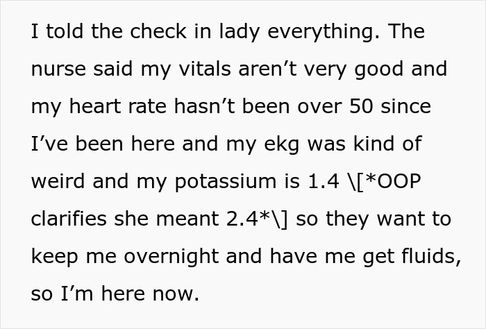 A teen shares her health update, revealing low vitals and heart rate, challenging what her controlling mom told her body. A teen shares her health update, revealing low vitals and heart rate, challenging what her controlling mom told her body.