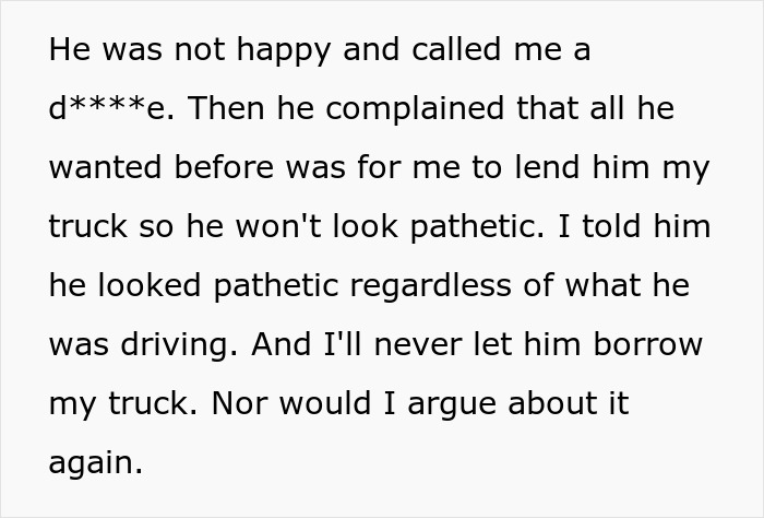 Failed Truck Purchase Turns Into Brothers' Rivalry, Proving Older Bro’s Desire To Needlessly Compete Failed Truck Purchase Turns Into Brothers' Rivalry, Proving Older Bro’s Desire To Needlessly Compete